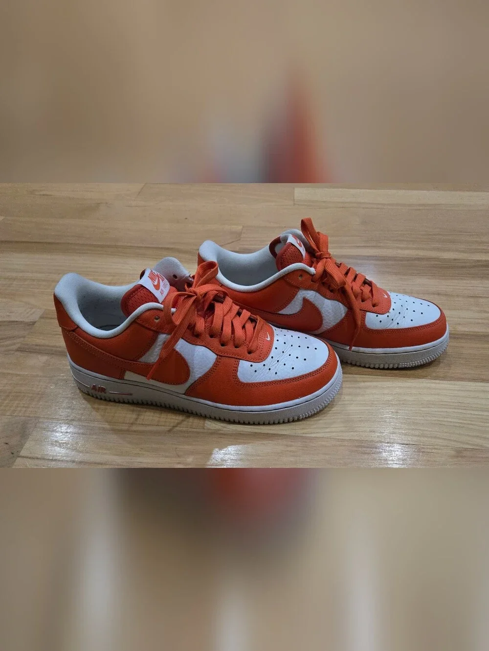 Nike Air Force 1 Low '07 Cosmic Clay/White (Orange & White) Men's 8 Women's 9.5